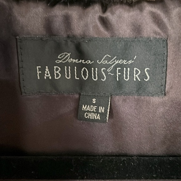 Fabulous~Furs: SZ S ~ Sable Faux Fur Hook Vest ~ worn twice - Picture 2 of 7